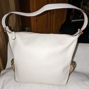 Lauren Ralph Lauren Cornwall pebbled leather slouch hobo in Alpaca.